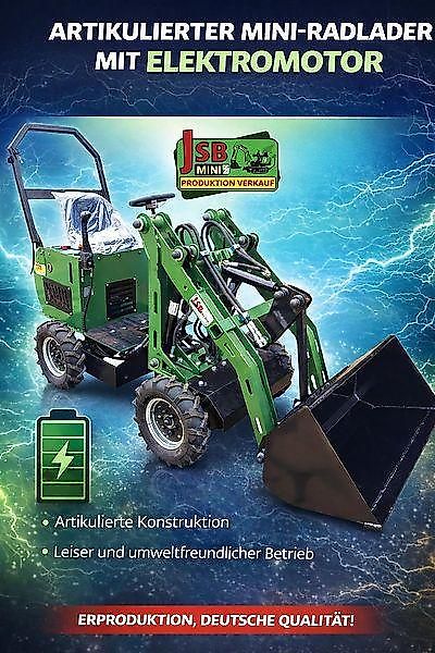 NEUER elektrischer E MINI-GELENKRADLADER MS-L116KN | CE | 2026 | ANGEBOT